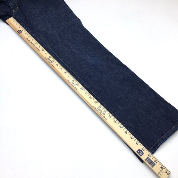 Banana Republic Jeans Stretch Denim Boot Cut Dark Wash size 6L length 33" - Picture 6 of 7